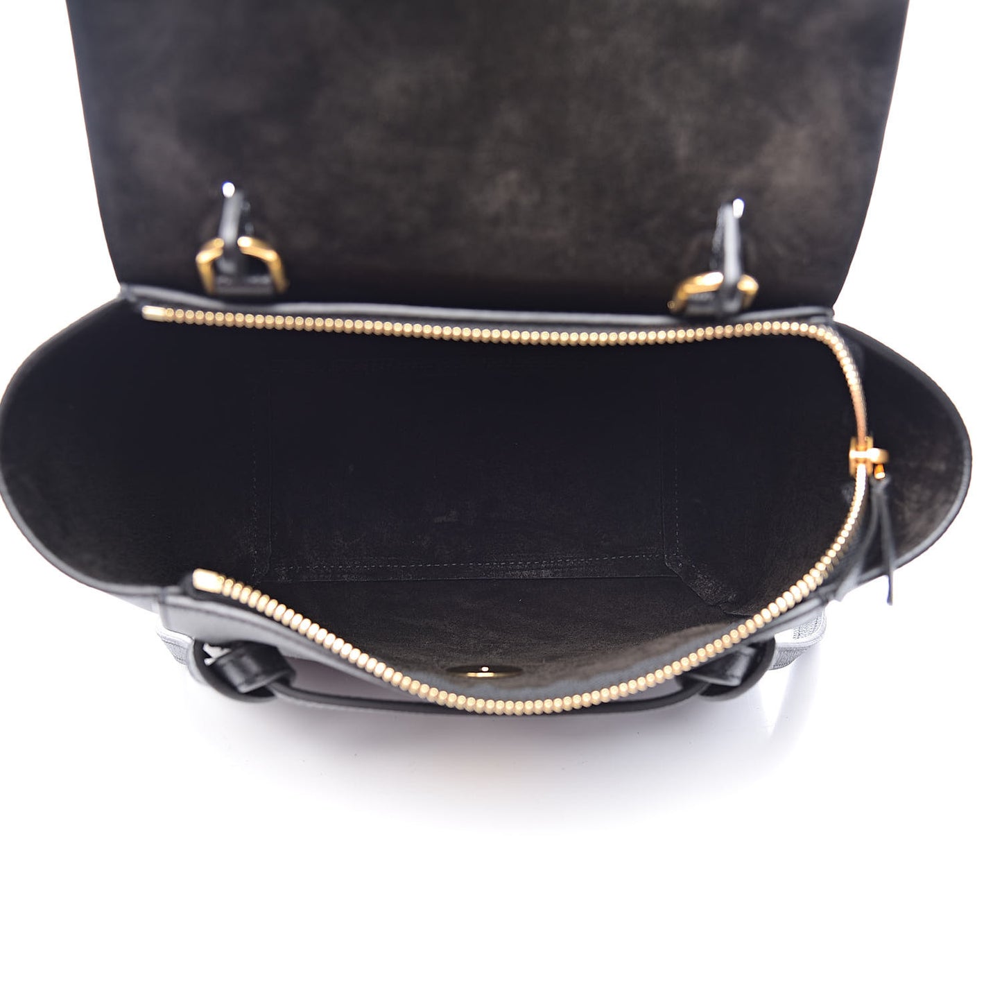 Grained Calfskin Nano Belt Bag Black