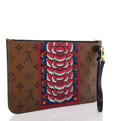 Louis Vuitton Reverse Monogram Kabuki MM GM Pochette 3 of 7