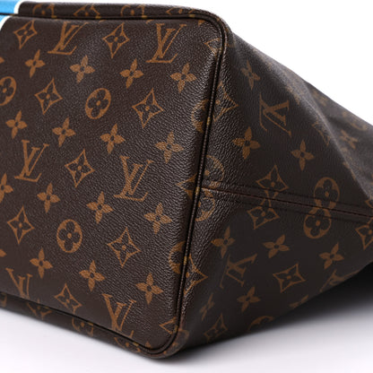 Louis Vuitton Monogram My LV Heritage Neverfull GM White Bleu Clair 8 of 14