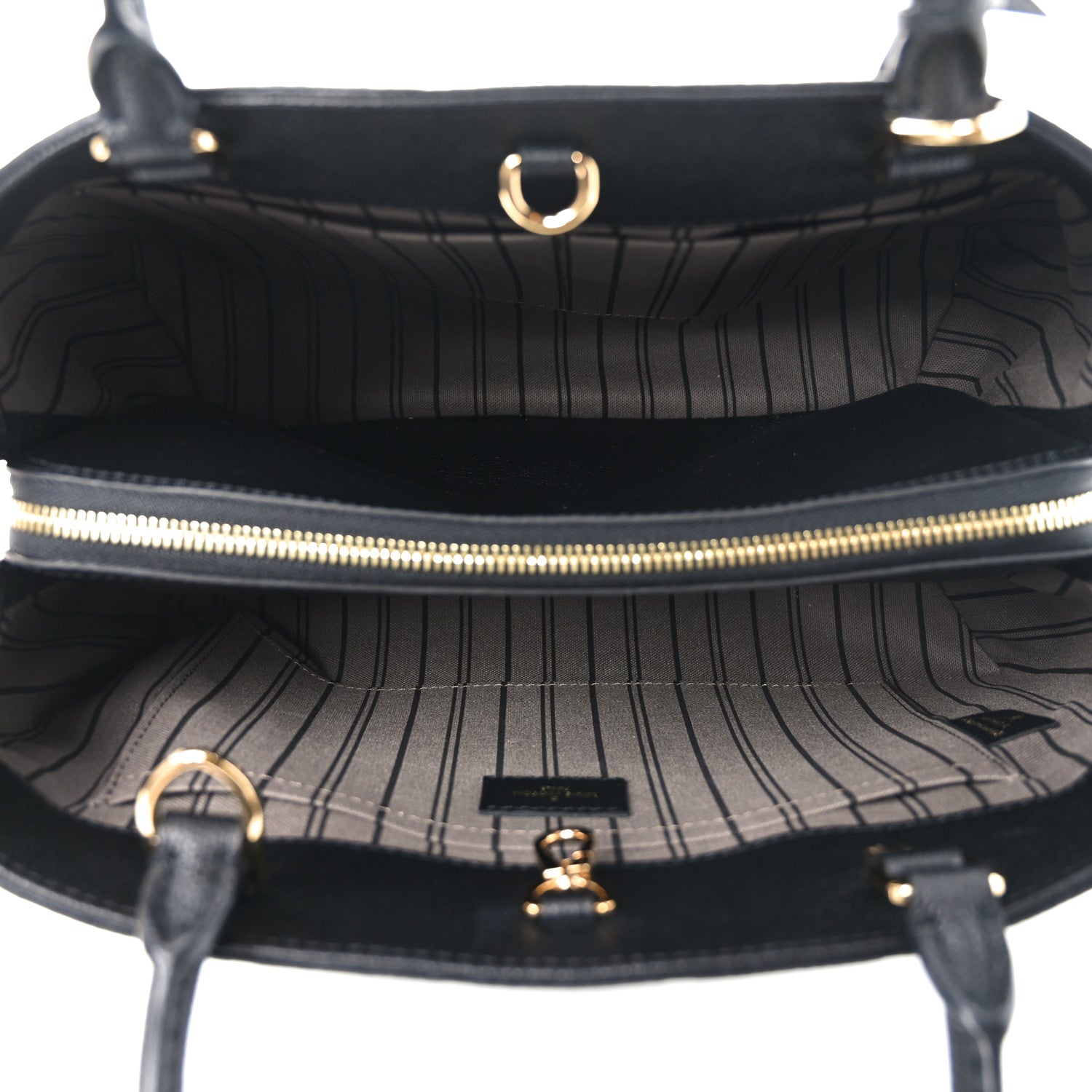 Louis Vuitton Empreinte Montaigne MM Black 5 of 10
