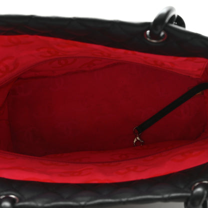 Chanel Calfskin Quilted Large Cambon Tote Black 5 of 10