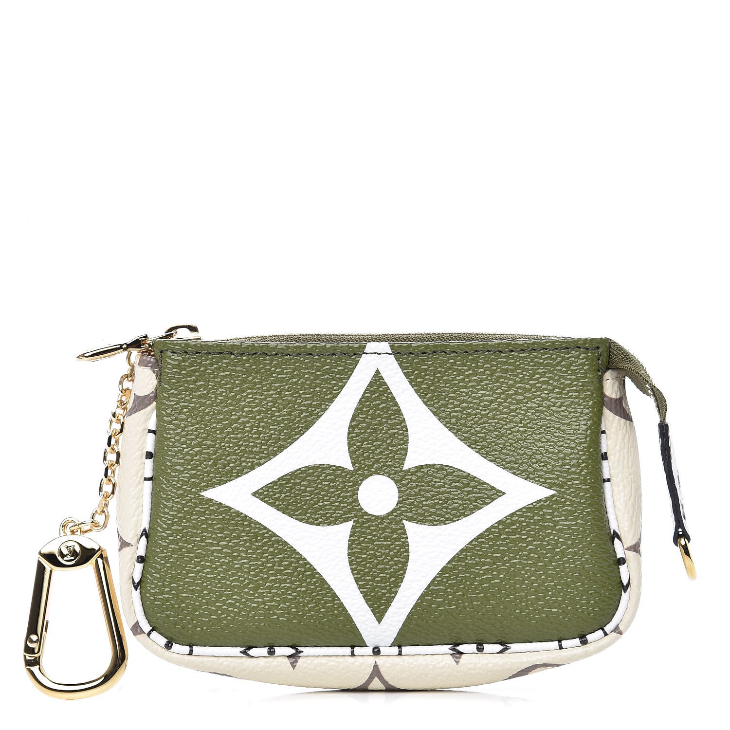 Louis Vuitton Monogram Giant Micro Pochette Accessories Kaki White 1 of 8
