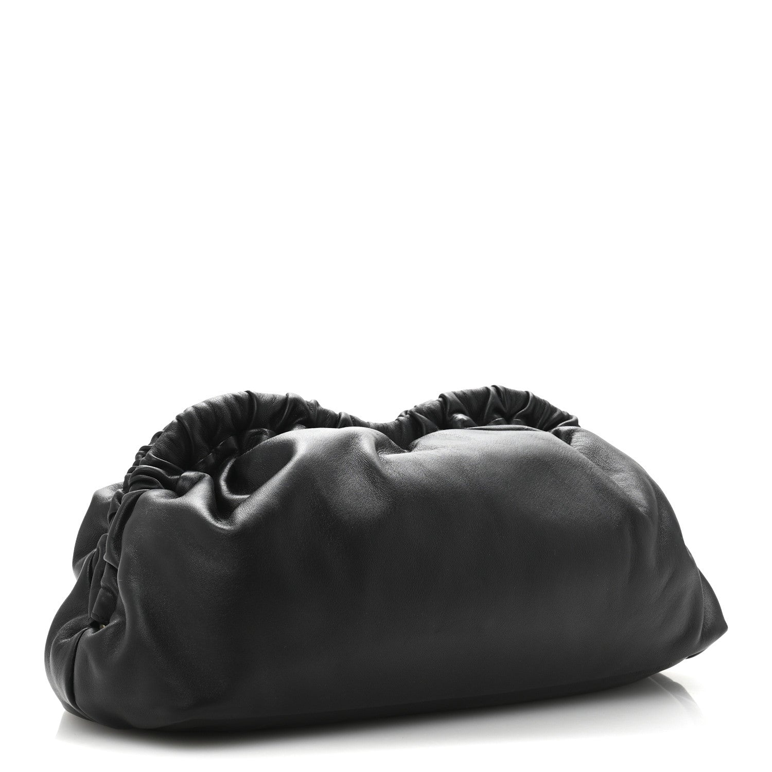 Mansur Gavriel Lambskin Cloud Clutch Black Flamma 3 of 12