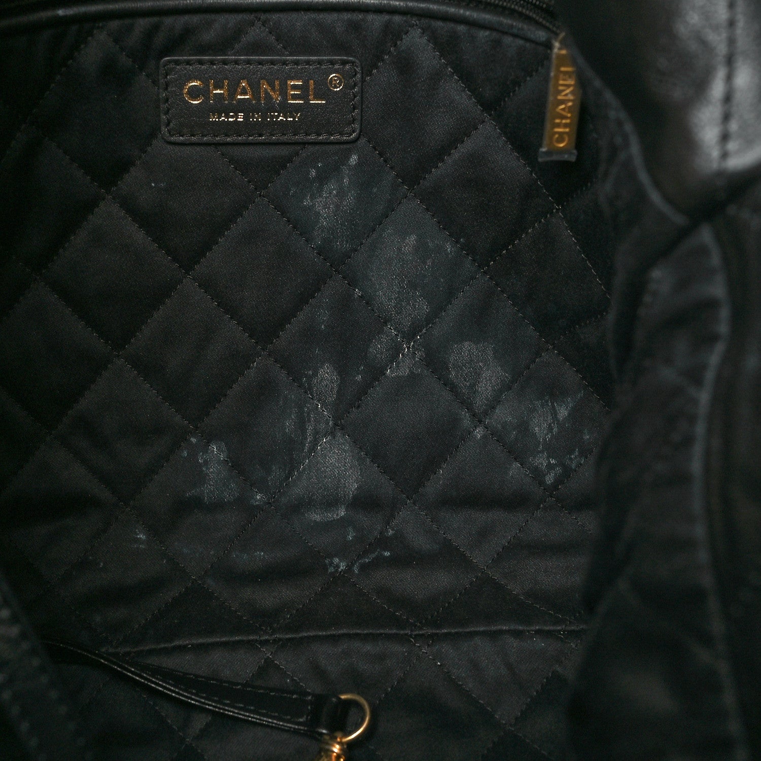 Chanel Shiny Calfskin Quilted Small Chanel 22 Black 13 of 13