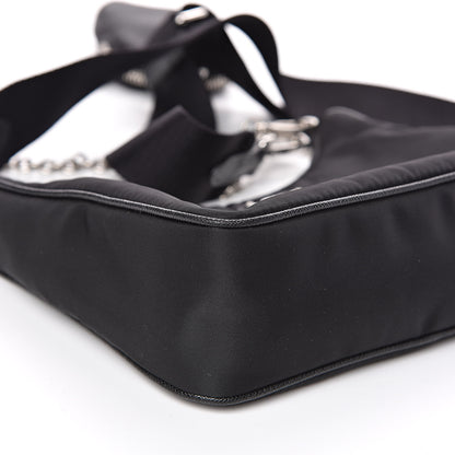 Prada Nylon Re-Edition 2005 Shoulder Bag Black 8 of 9