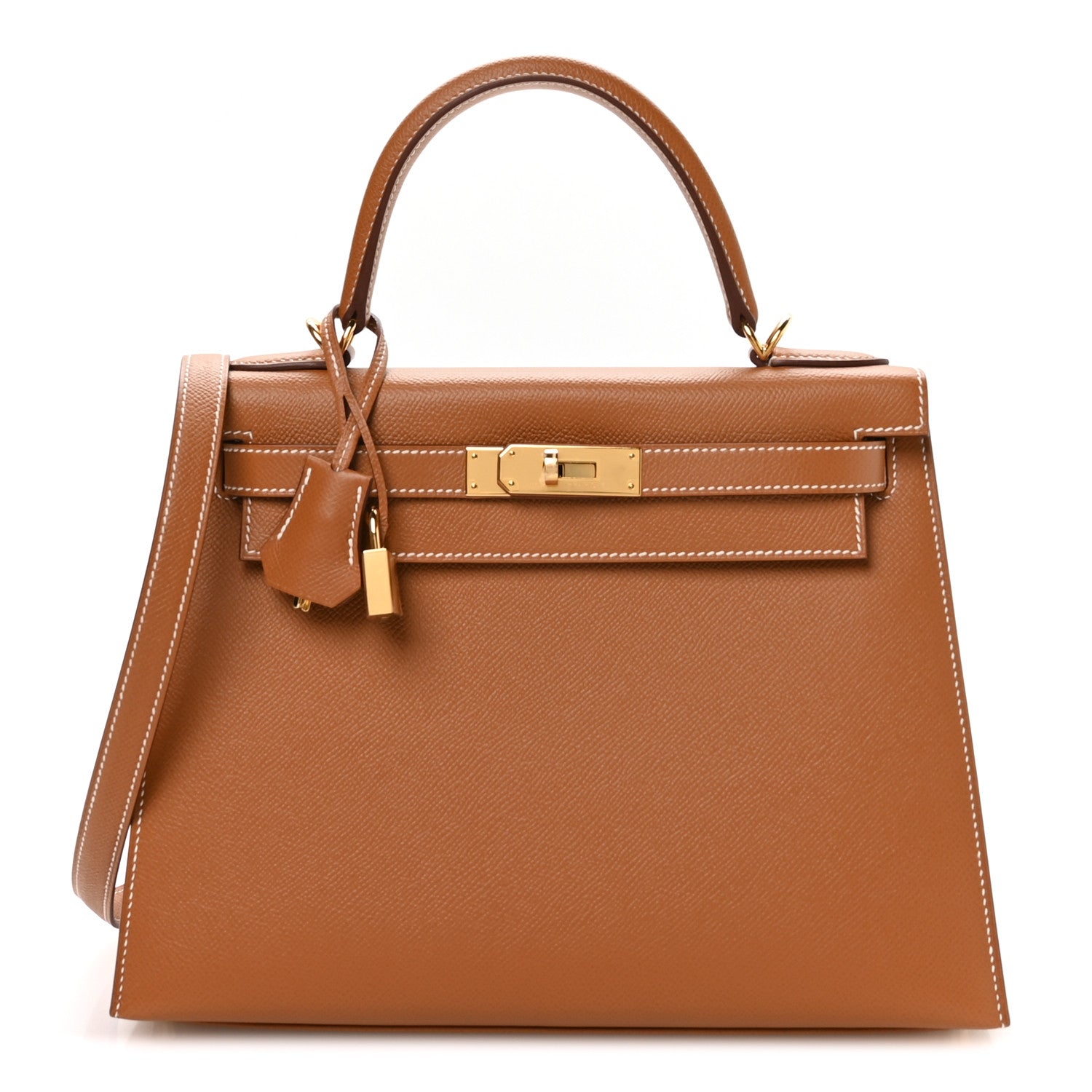 Hermes Epsom Kelly Sellier 28 Gold 1 of 11