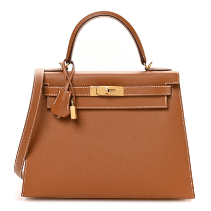 Hermes Epsom Kelly Sellier 28 Gold 1 of 11