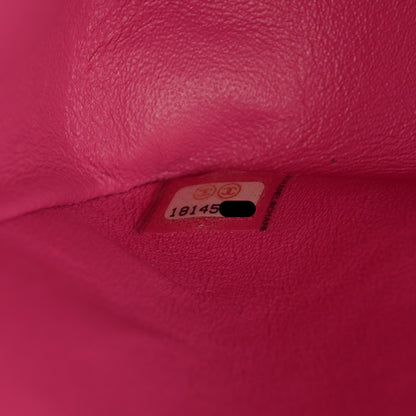 Chanel Iridescent Caviar Quilted Jumbo Double Flap Pink 12 of 13