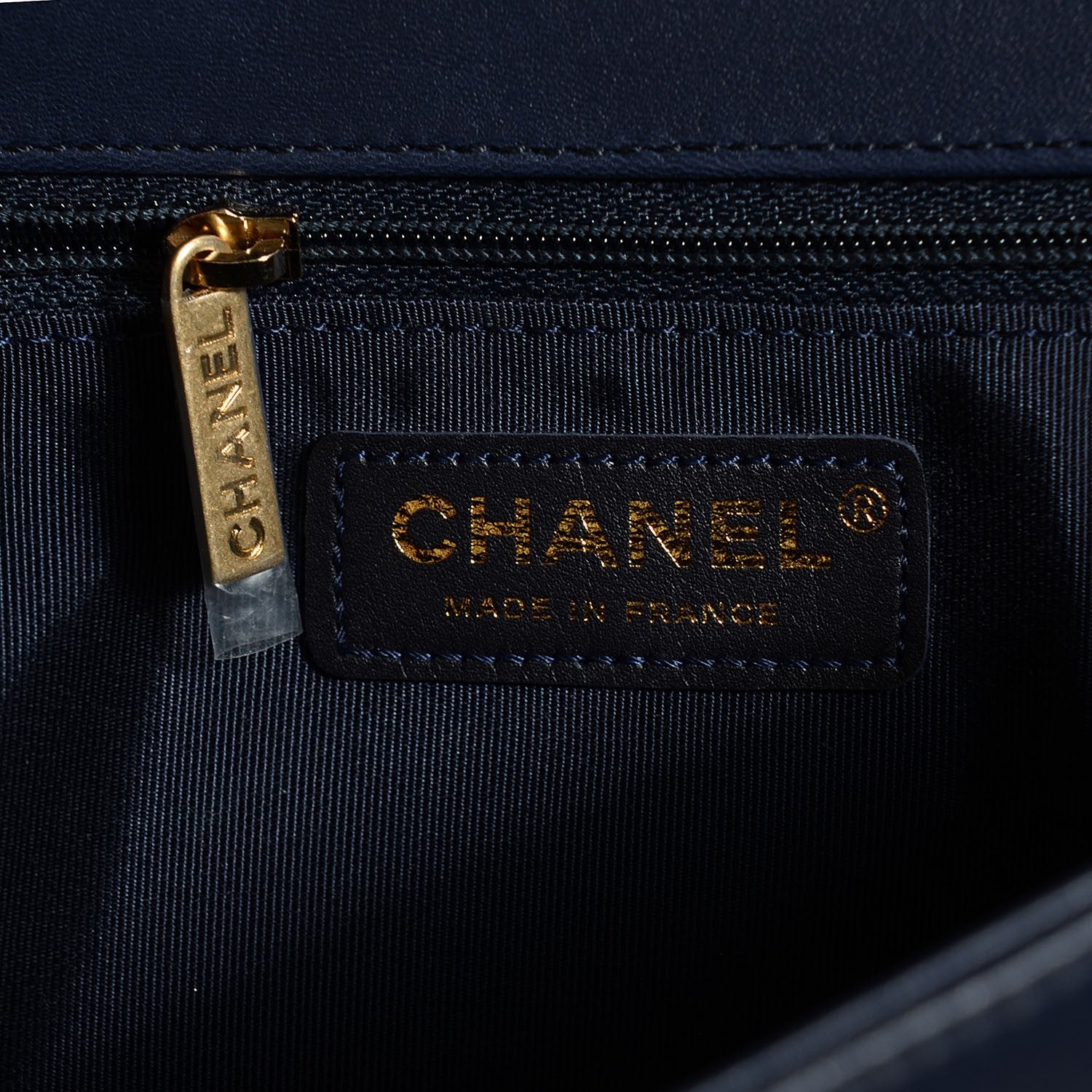 Chanel Lambskin Quilted New Medium Boy Flap Dark Navy 6 of 8