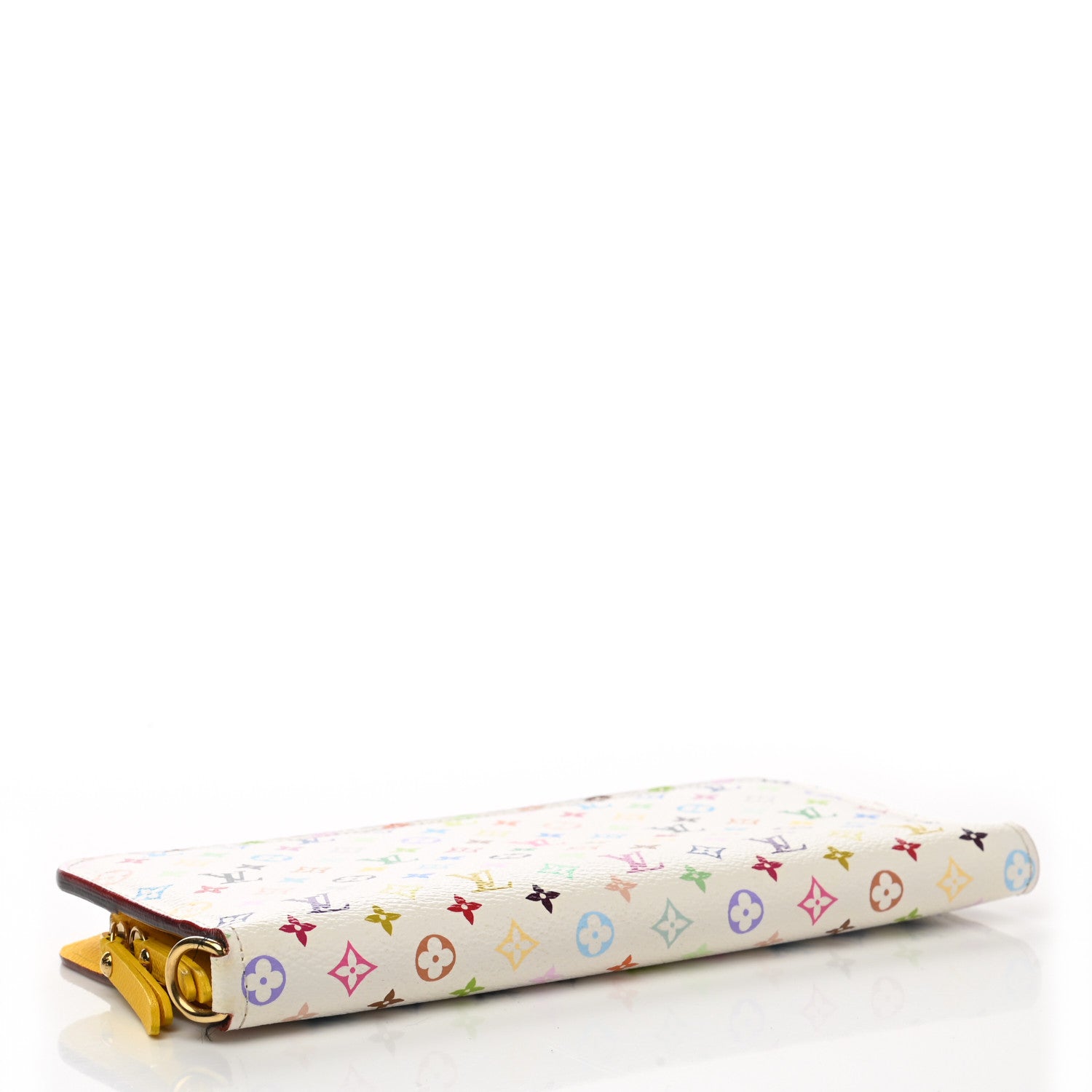 Louis Vuitton Monogram Multicolor Insolite Wallet White Citron 4 of 9