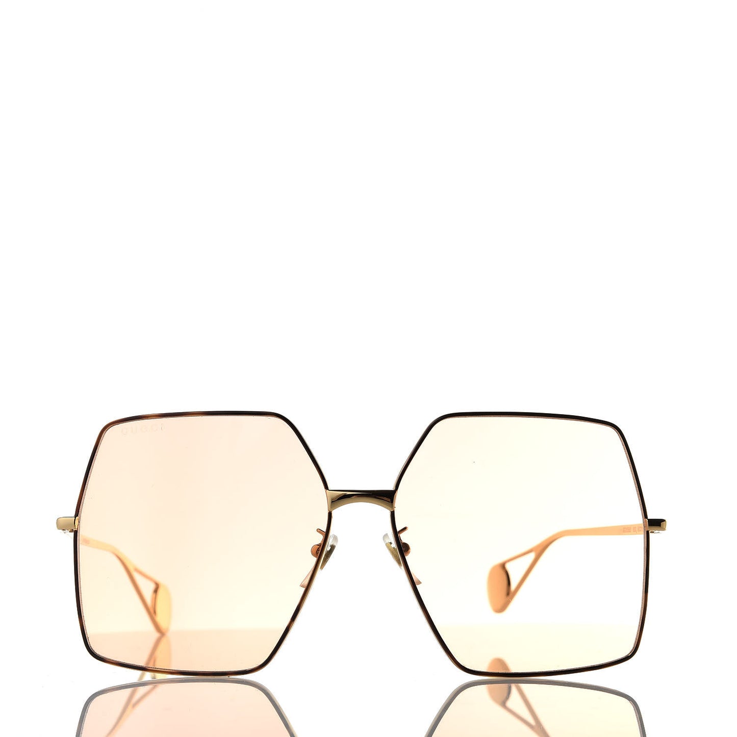 Square Frame GG0536S Sunglasses Gold