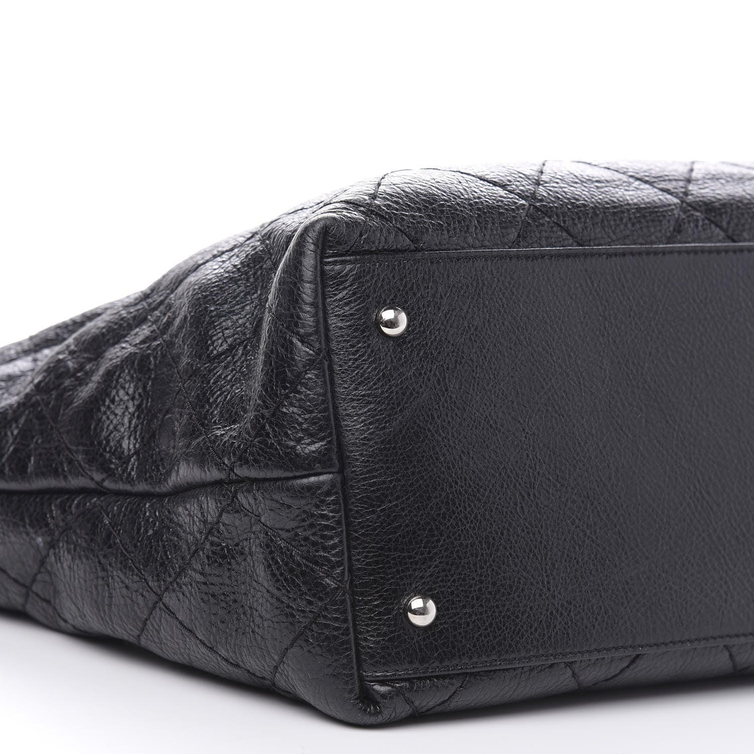 Chanel Glazed Calfskin Large On The Road Tote Black 9 of 12