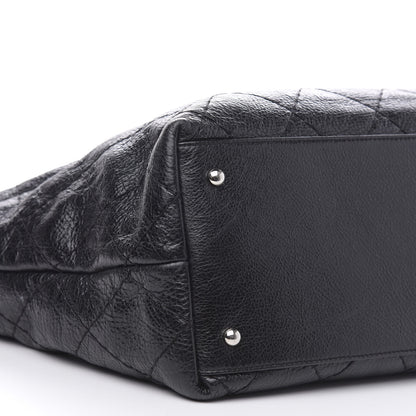 Chanel Glazed Calfskin Large On The Road Tote Black 9 of 12