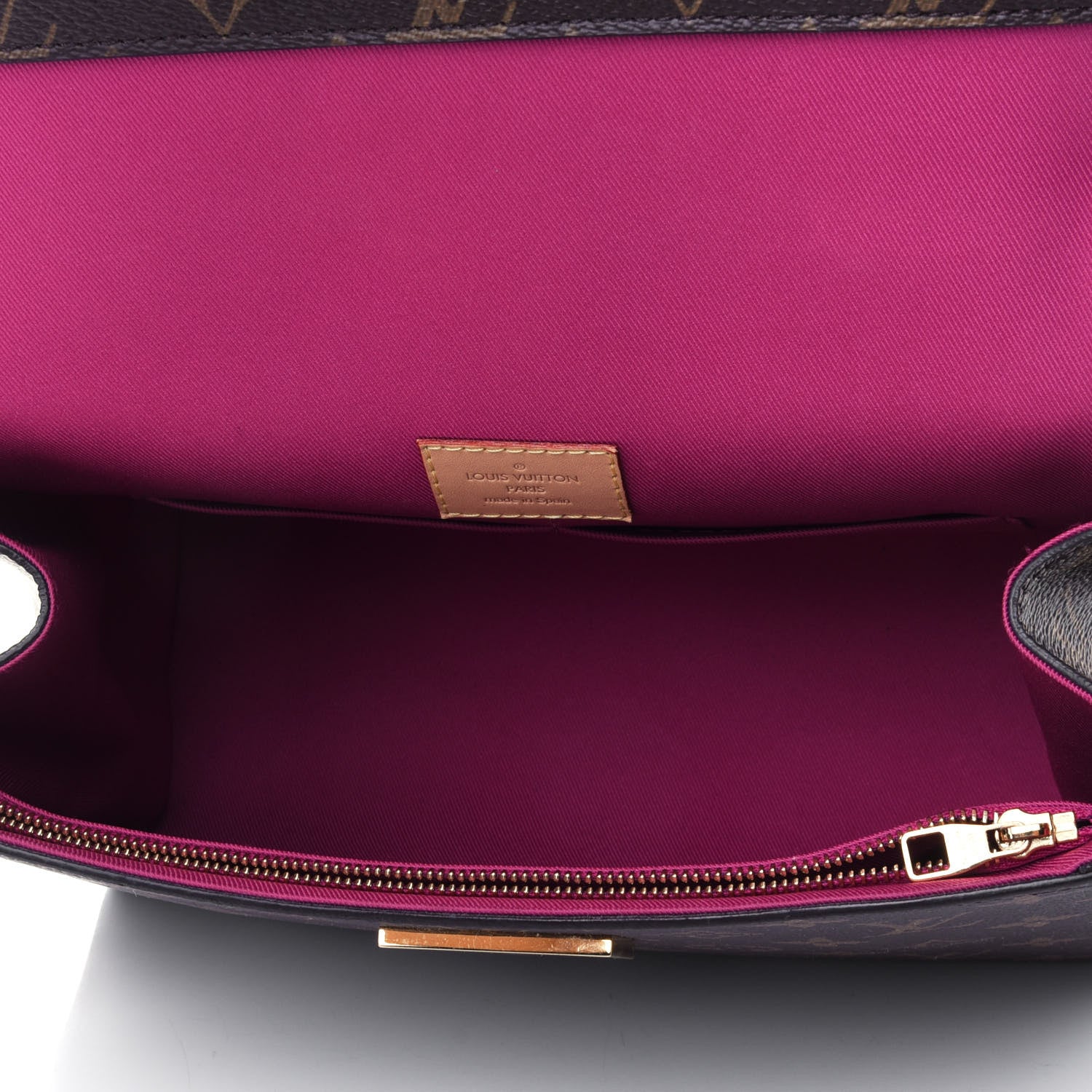 Louis Vuitton Monogram Cluny BB Bordeaux Fuchsia 4 of 4
