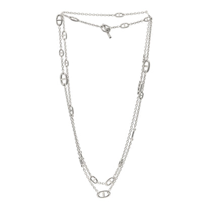 Hermes Sterling Silver Farandole Necklace 160 2 of 3