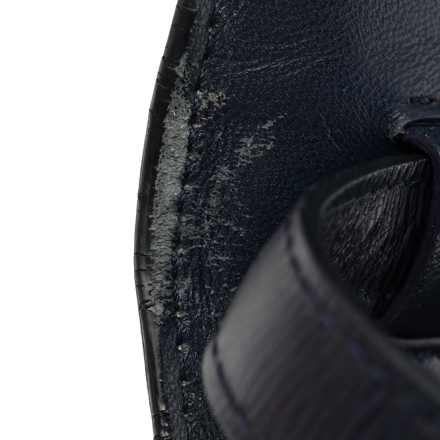 Liege Calfskin Medium Classic Box Flap Bag Dark Blue