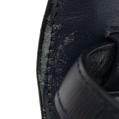 Celine Liege Calfskin Medium Classic Box Flap Bag Dark Blue 14 of 14