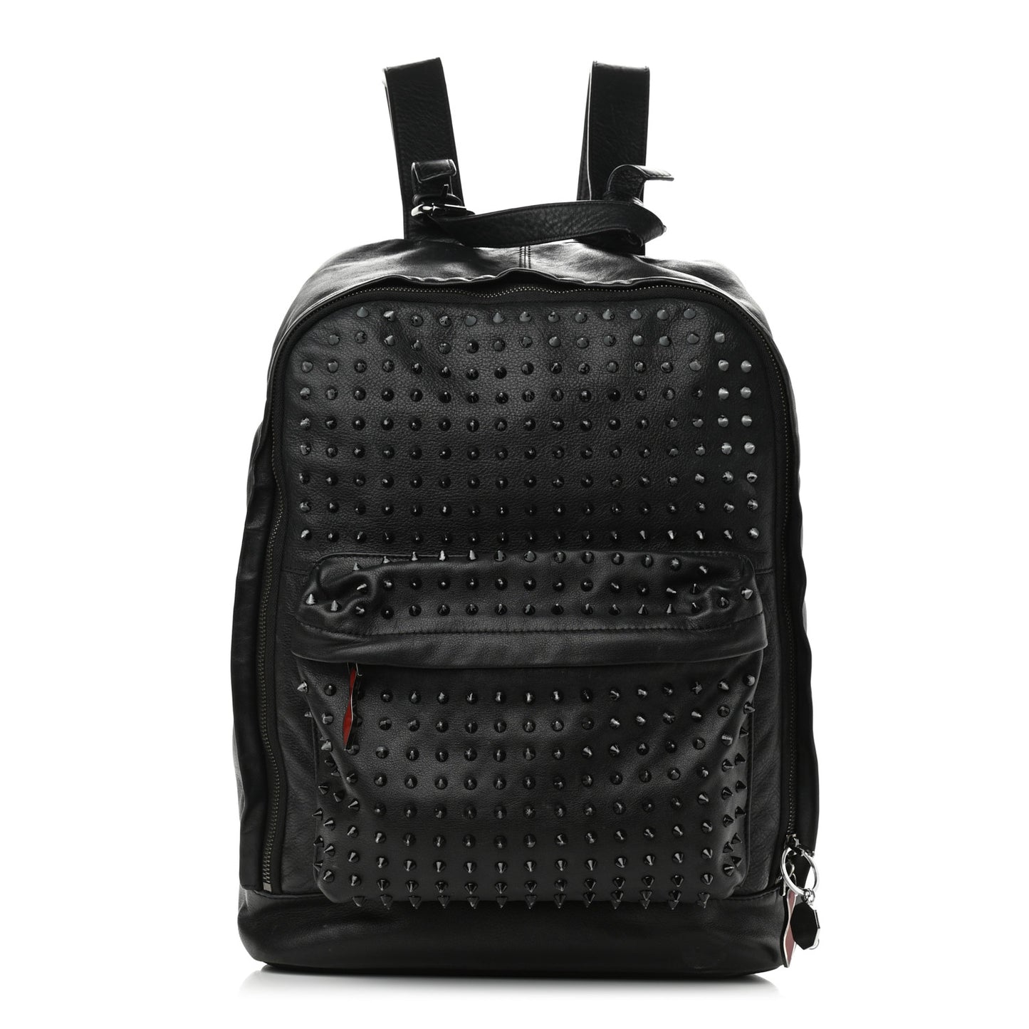 Calfskin Spiked Backpack Black