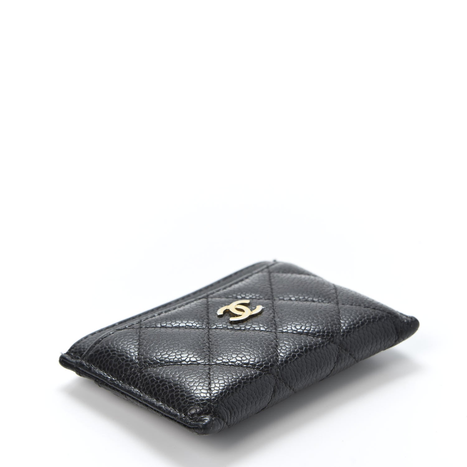 Chanel Caviar Quilted Card Holder Black 3 of 10