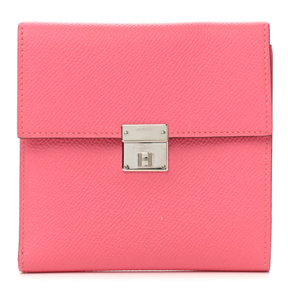 Hermes Epsom Clic 12 Wallet Rose Azalee 1 of 9
