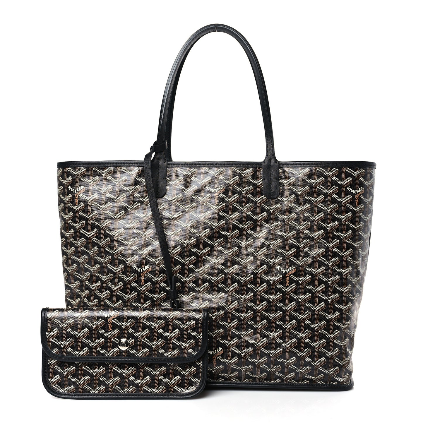 Goyardine Reversible Anjou PM Black