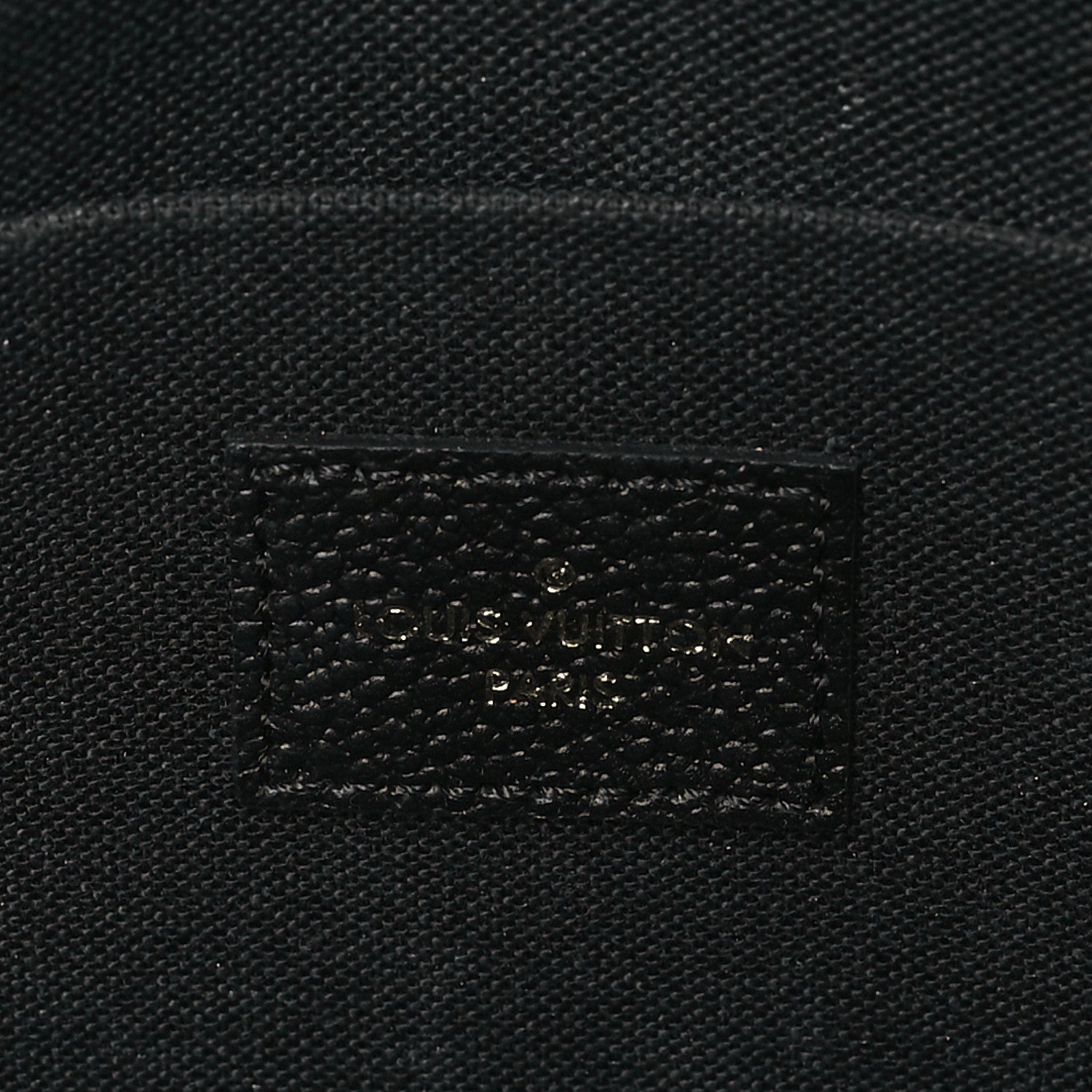 Louis Vuitton Empreinte Pochette Felicie Chain Wallet Black 6 of 9