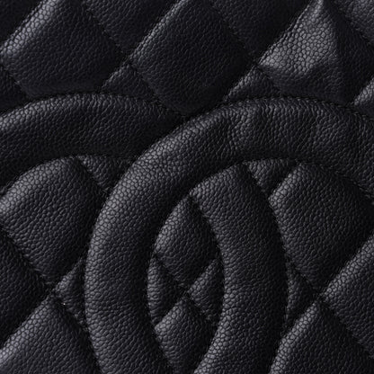 Chanel Caviar Quilted Expandable Zip Shoulder Bag Black 7 of 10