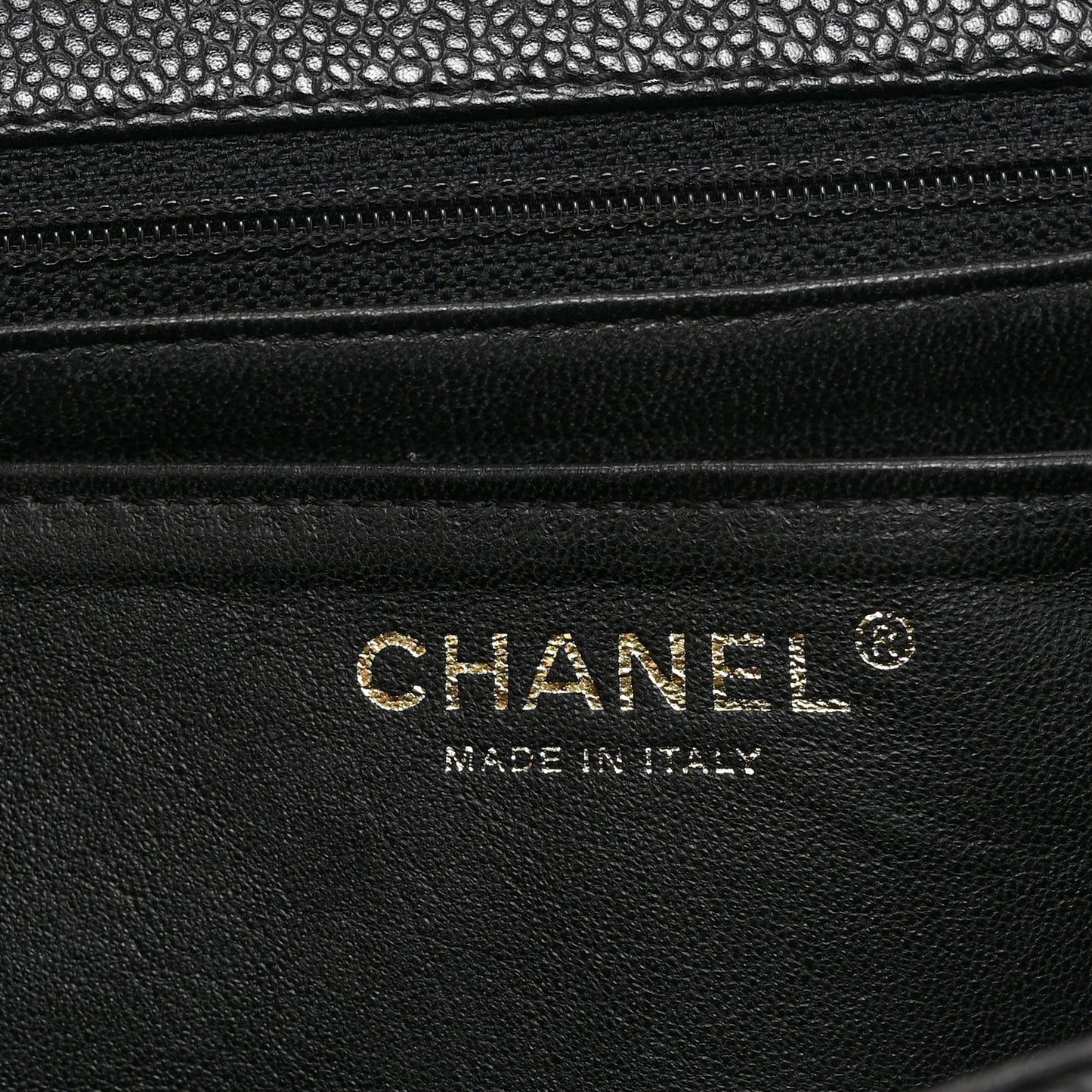 Caviar Quilted Jumbo Kelly Flap Black