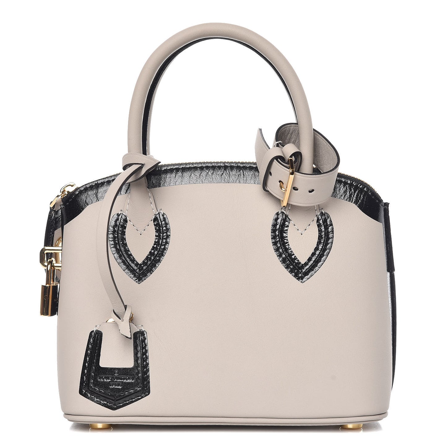 Cuir Obsession Lockit BB Gris