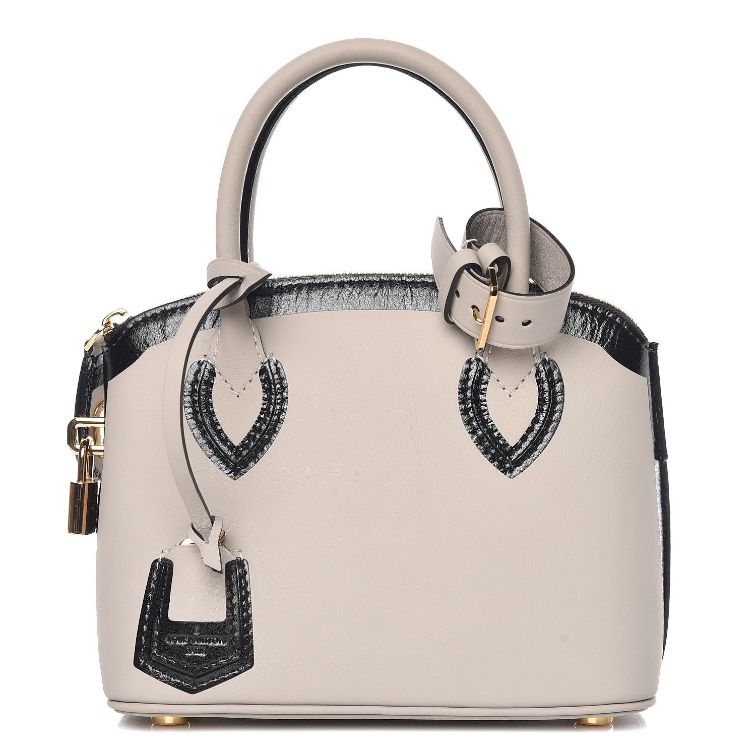 Louis Vuitton Cuir Obsession Lockit BB Gris 1 of 10
