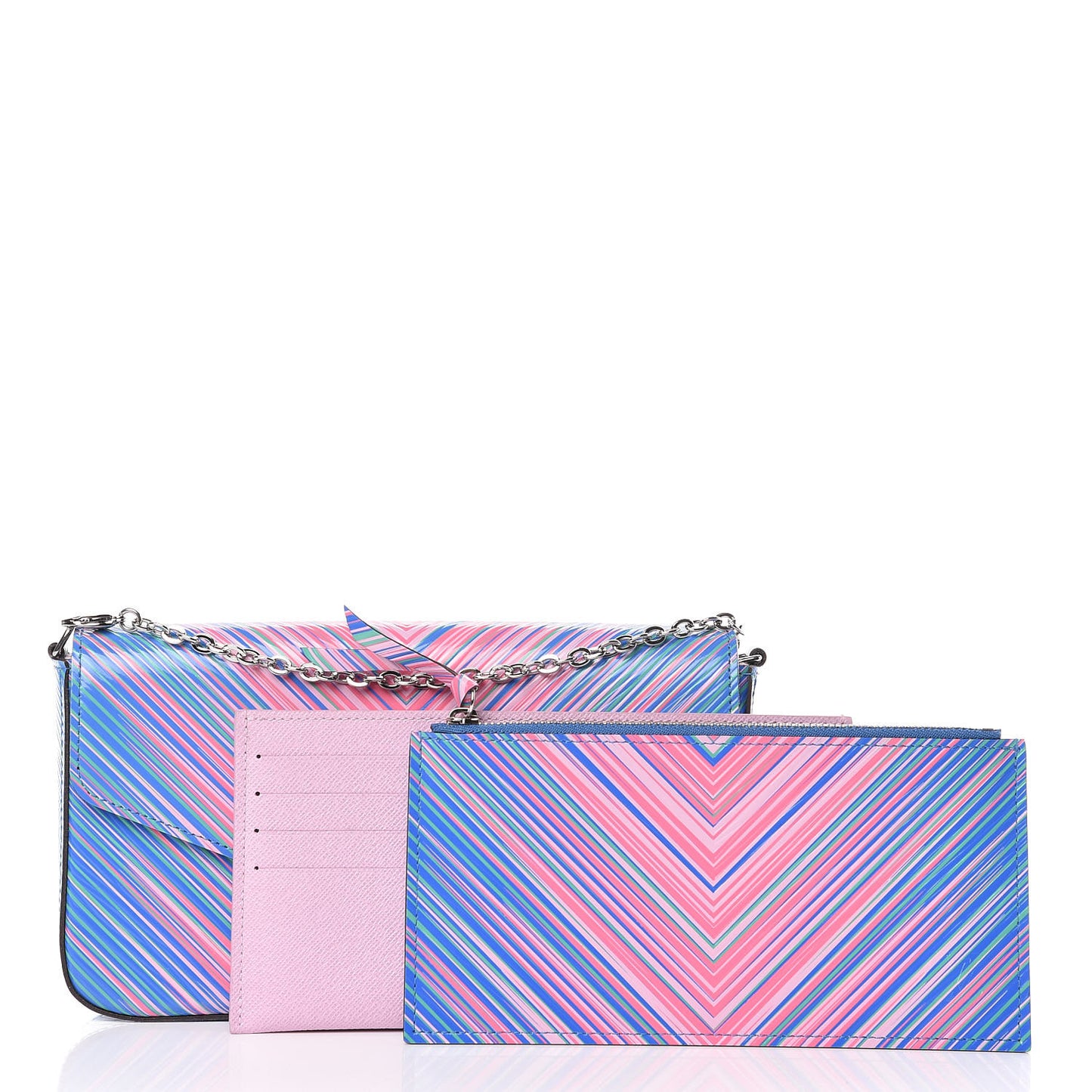 Epi Tropical Pochette Felicie Blue Rose