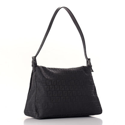 Fendi Zucchino Mama Baguette Black 3 of 10