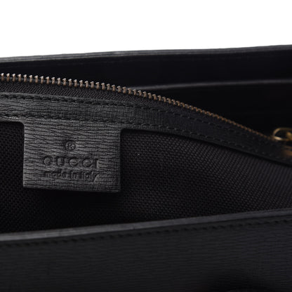 Gucci Textured Calfskin Large Bright Bit Tote Black 6 of 9