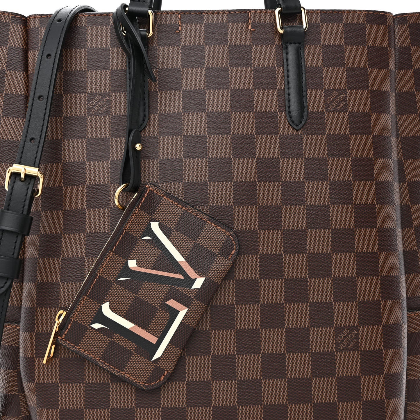 Damier Ebene Belmont MM Black