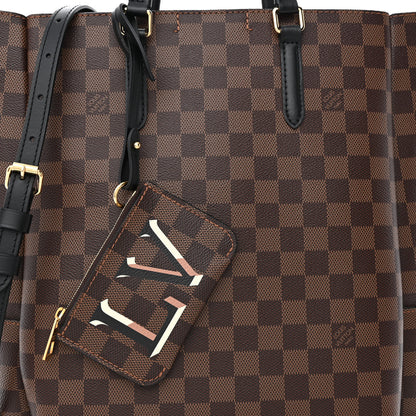 Louis Vuitton Damier Ebene Belmont MM Black 10 of 12