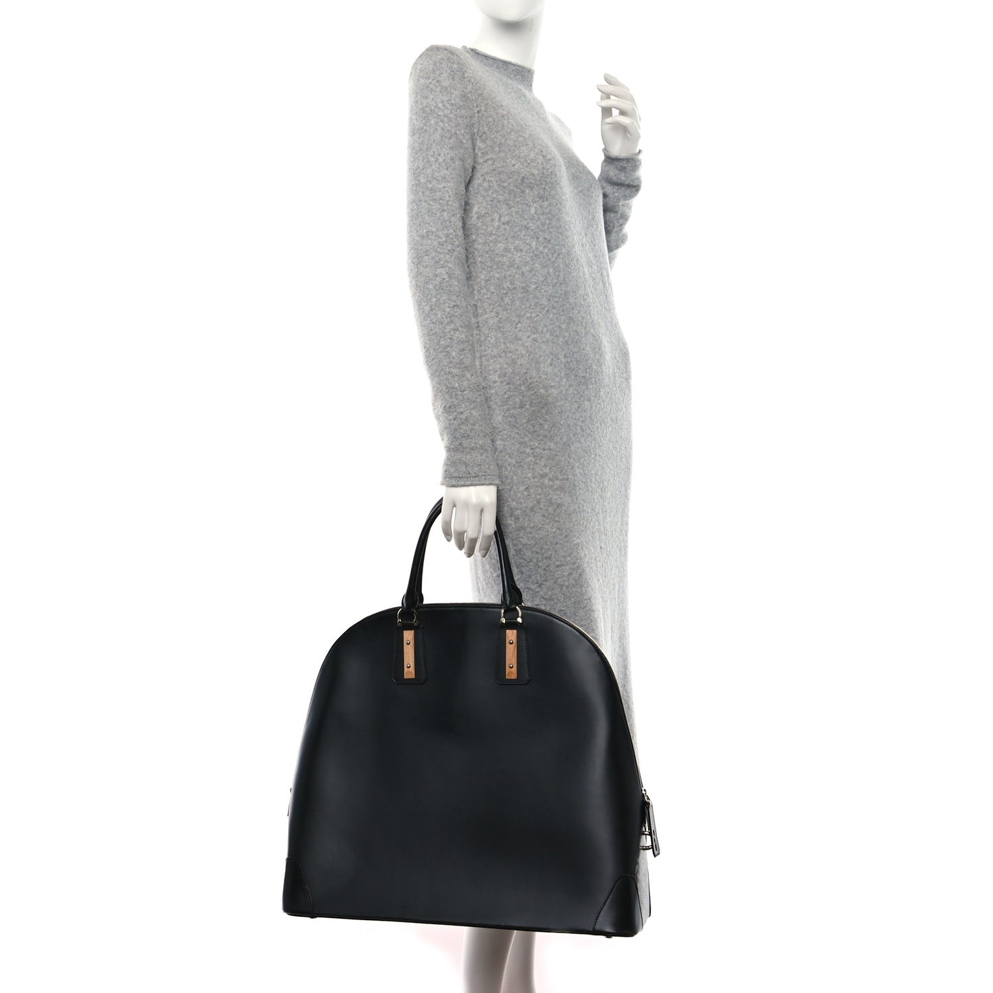 Calfskin Goyardine Sac Vendome GM Black