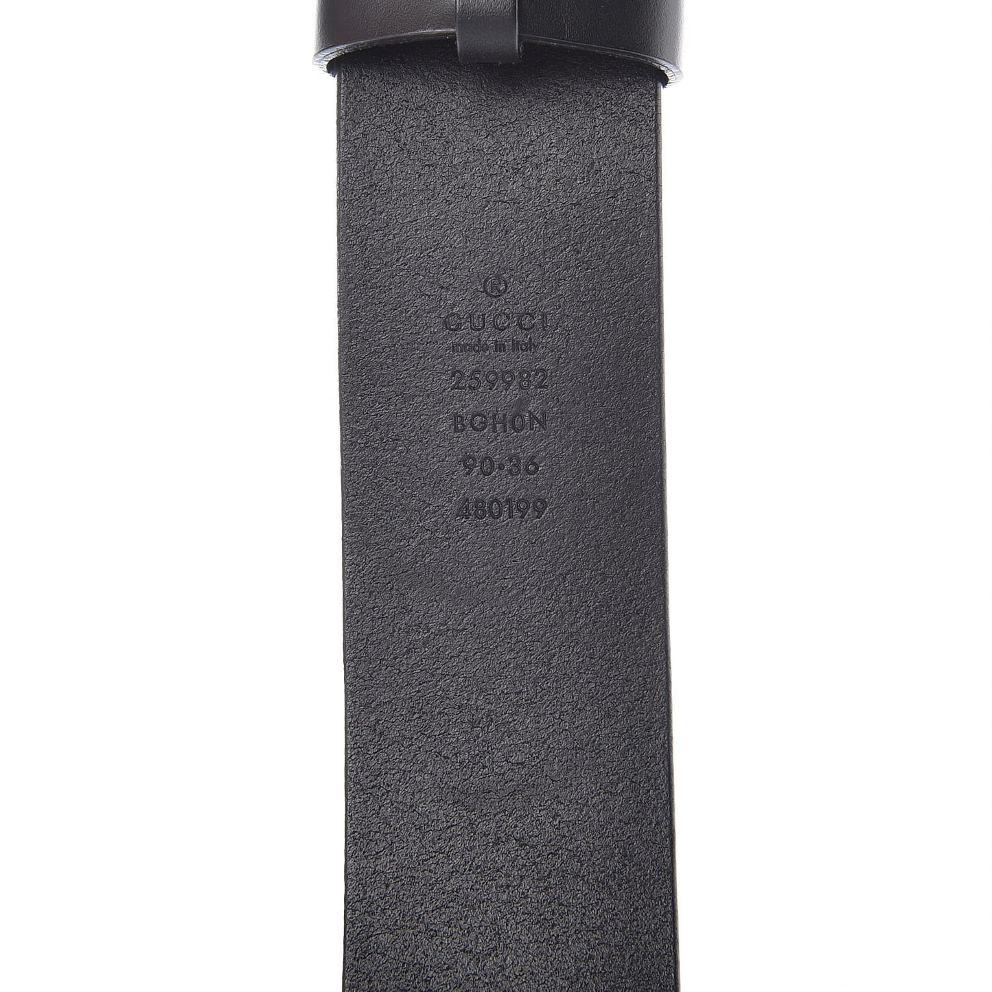 Smooth Calfskin Double G 40mm Belt 90 36 Black