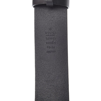 Gucci Smooth Calfskin Double G 40mm Belt 90 36 Black 7 of 8