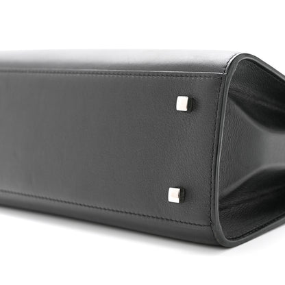 Delvaux Calfskin MM Tempete Satchel Black 10 of 10