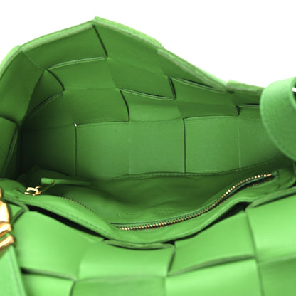 Bottega Veneta Grained Calfskin Maxi Intrecciato Cassette Crossbody Bag Parakeet 5 of 12