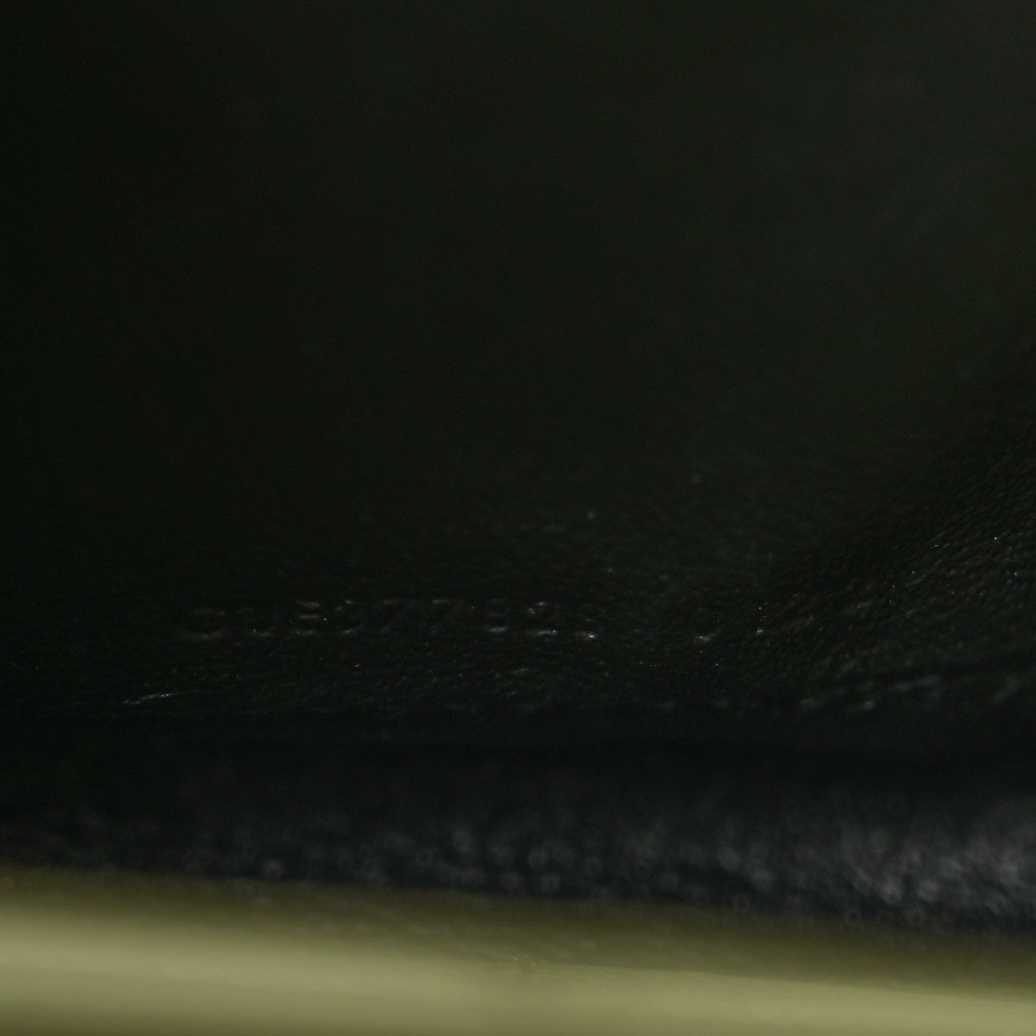 Saint Laurent Grain De Poudre Matelasse Chevron Monogram Chain Wallet Pistachio 7 of 12