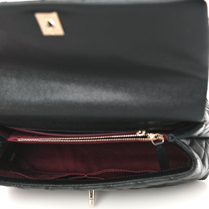 Chanel Caviar Quilted Small Coco Handle Flap Black 5 of 11