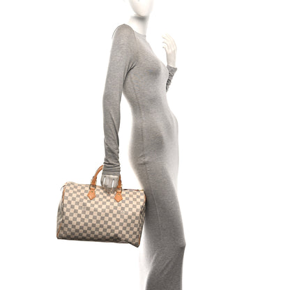 Louis Vuitton Damier Azur Speedy 35 2 of 12