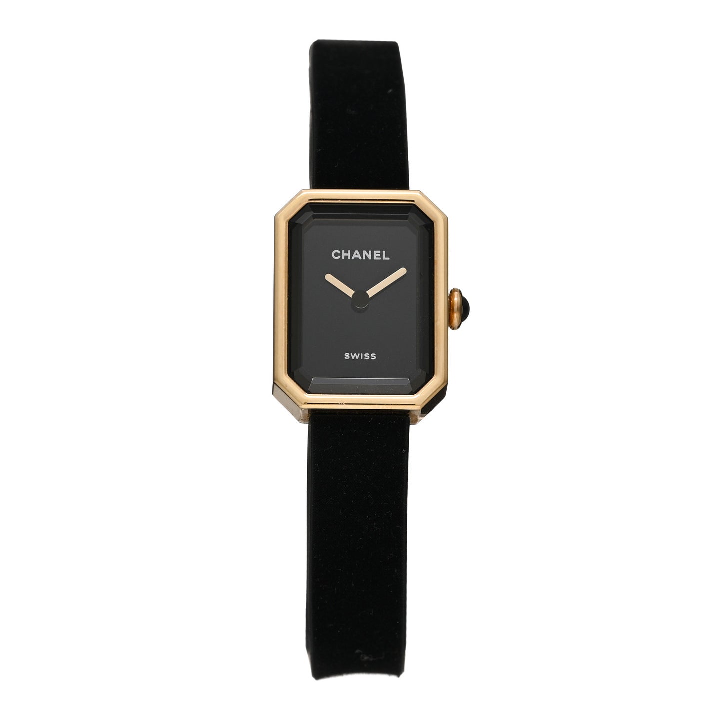 18K Yellow Gold Titanium Rubber 20mm Premiere Ribbon Quartz Watch