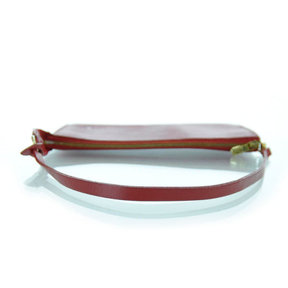 Louis Vuitton Epi Pochette Pouch Red Cosmetics 4 of 10