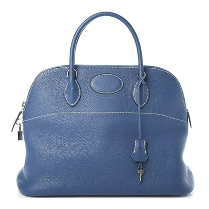 Hermes Taurillon Clemence Bolide 35 Bleu Thalassa 1 of 9