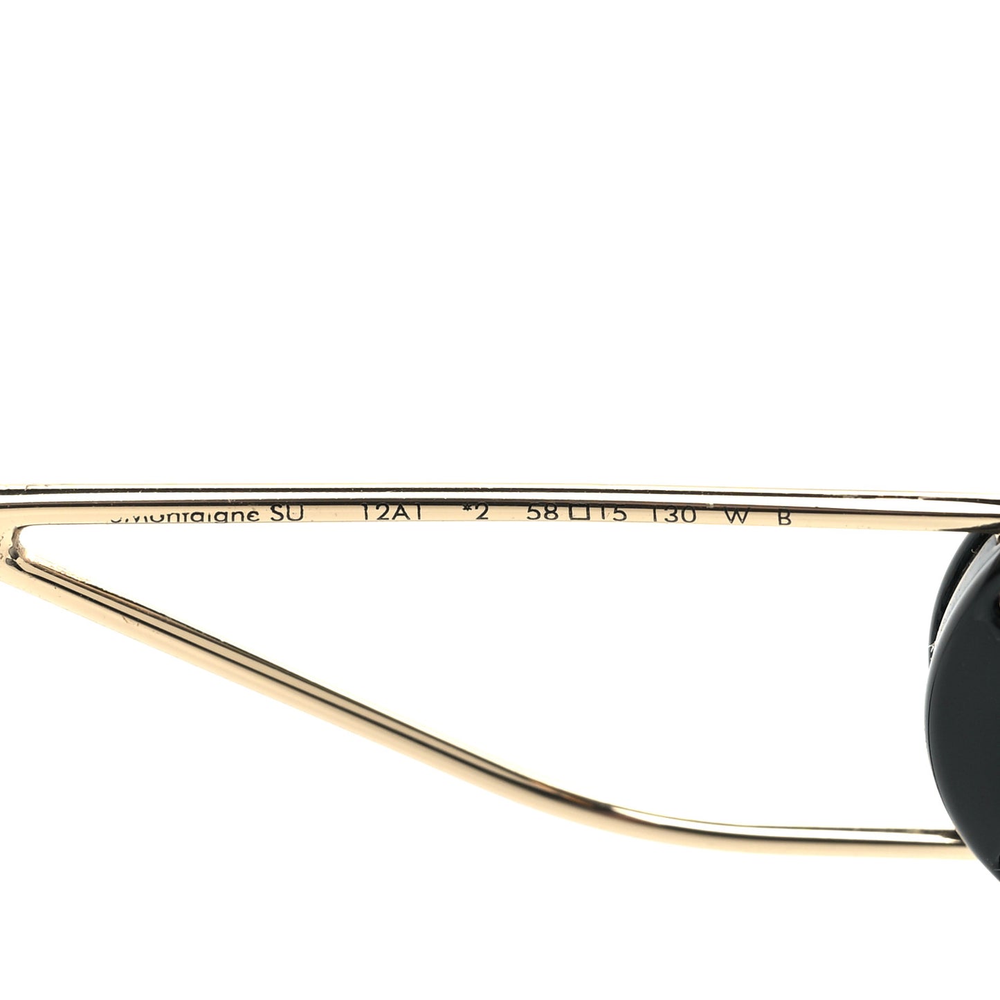 Square 30 Montaigne Sunglasses Black