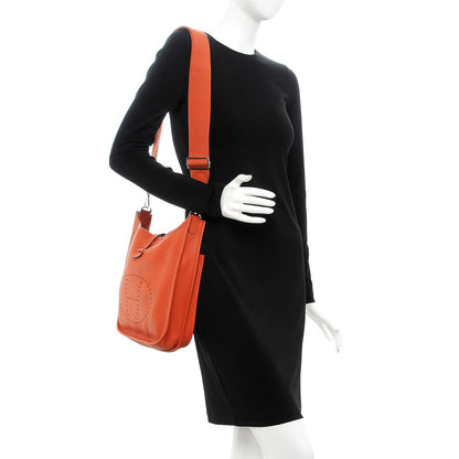 Hermes Taurillon Clemence Evelyne III PM Terre Battue 2 of 8