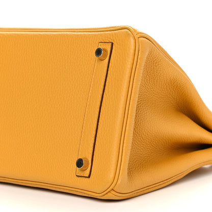 Hermes Togo Birkin 30 Jaune Ambre 10 of 12