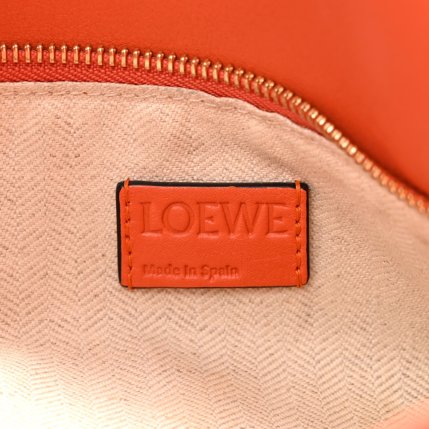 Loewe Calfskin Medium Puzzle Bag Orange Multi 6 of 20
